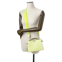 将图像加载到图库查看器中，FENDI Marc Jacobs collaboration Peekaboo I.C.U. X-Cross Yellow 7VA582 Leather
