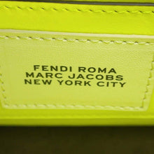 将图像加载到图库查看器中，FENDI Marc Jacobs collaboration Peekaboo I.C.U. X-Cross Yellow 7VA582 Leather
