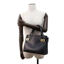 Load image into Gallery viewer, Ferragamo Gancini Handbag Black Leather
