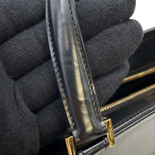 Load image into Gallery viewer, Ferragamo Gancini Handbag Black Leather
