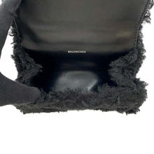 Load image into Gallery viewer, BALENCIAGA Hour glass Black 656431 Boa Lambskin Size XS
