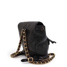 Load image into Gallery viewer, CHANEL Matelasse Backpack BlackA10177 Lambskin
