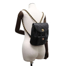 Load image into Gallery viewer, CHANEL Matelasse Backpack BlackA10177 Lambskin
