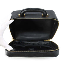 Load image into Gallery viewer, CHANEL top handle vanity bag Black A07061 Caviar Leather
