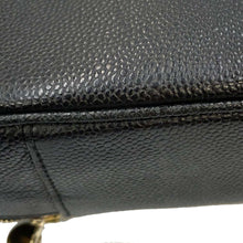 Load image into Gallery viewer, CHANEL top handle vanity bag Black A07061 Caviar Leather
