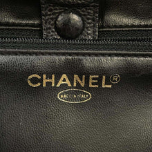 Load image into Gallery viewer, CHANEL top handle vanity bag Black A07061 Caviar Leather
