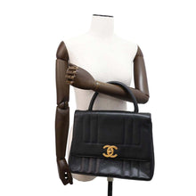 Load image into Gallery viewer, CHANEL Mademoiselle Handbag Black Caviar Leather
