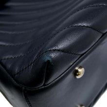 Load image into Gallery viewer, CHANEL Trendy Bowling Bag With Logo Black Lambskin
