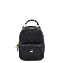 将图像加载到图库查看器中，CHANEL Matelasse Backpack Black AP3753 Lambskin
