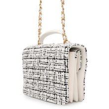 Load image into Gallery viewer, CHANEL 2wayChainShoulder WhiteAS4284 Tweed Leather
