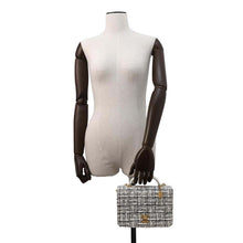 Load image into Gallery viewer, CHANEL 2wayChainShoulder White AS4284 Tweed Leather
