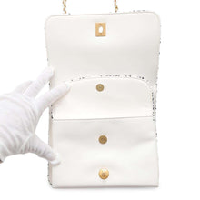 Load image into Gallery viewer, CHANEL 2wayChainShoulder White AS4284 Tweed Leather
