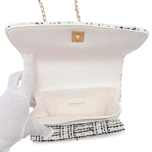 Load image into Gallery viewer, CHANEL 2wayChainShoulder White AS4284 Tweed Leather
