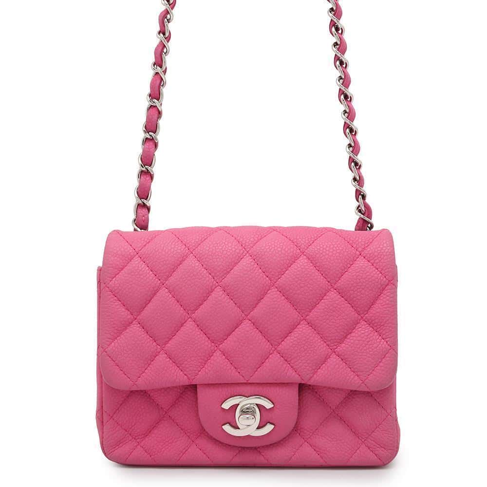 CHANEL Matelasse ChainShoulder PinkA35200 Soft Caviar Leather