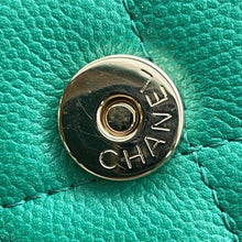 Load image into Gallery viewer, CHANEL Top handle Matelasse ChainShoulder Green AP3237 Caviar Leather
