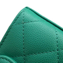 Load image into Gallery viewer, CHANEL Top handle Matelasse ChainShoulder Green AP3237 Caviar Leather
