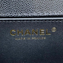 将图像加载到图库查看器中，CHANEL Boy Chanel Top Handle ChainShoulder Black A94804 Caviar Leather
