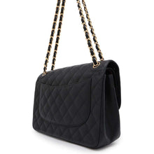 Load image into Gallery viewer, CHANEL Matelasse Double Flap ChainShoulder Black A58600 Caviar Leather Size 30
