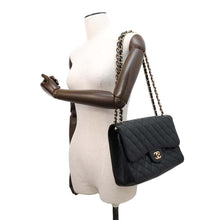 Load image into Gallery viewer, CHANEL Matelasse Double Flap ChainShoulder BlackA58600 Caviar Leather Size 30
