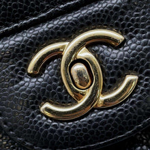 Load image into Gallery viewer, CHANEL Matelasse Double Flap ChainShoulder Black A58600 Caviar Leather Size 30
