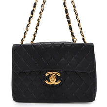 Load image into Gallery viewer, CHANEL Jumbo Matelasse ChainShoulder Black A04412 Lambskin Size 30
