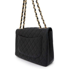 Load image into Gallery viewer, CHANEL Jumbo Matelasse ChainShoulder Black A04412 Lambskin Size 30
