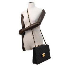 Load image into Gallery viewer, CHANEL Jumbo Matelasse ChainShoulder Black A04412 Lambskin Size 30
