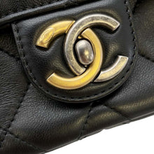 Load image into Gallery viewer, CHANEL Matelasse Bag Charm Single Flap Chain Shoulder BlackAS2979 Lambskin
