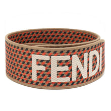 将图像加载到图库查看器中，FENDI Strap you Brown/Orange8AV198 Canvas
