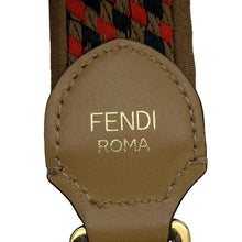 将图像加载到图库查看器中，FENDI Strap you Brown/Orange8AV198 Canvas
