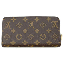 将图像加载到图库查看器中，LOUIS VUITTON Zippy Wallet Brown M42616 Monogram
