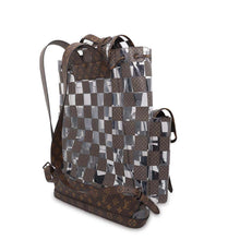 将图像加载到图库查看器中，LOUIS VUITTON christopher bag pack Brown/Transparent M20865 Monogram Chess Size MM
