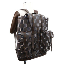 将图像加载到图库查看器中，LOUIS VUITTON christopher bag pack Brown/Transparent M20865 Monogram Chess Size MM
