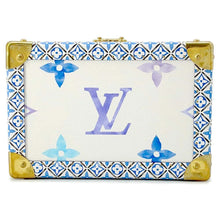 将图像加载到图库查看器中，LOUIS VUITTON Coffret Tresor White/Blue M10250 Monogram Visor Pool Size 24
