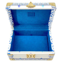 将图像加载到图库查看器中，LOUIS VUITTON Coffret Tresor White/Blue M10250 Monogram Visor Pool Size 24
