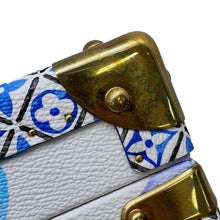 将图像加载到图库查看器中，LOUIS VUITTON Coffret Tresor White/Blue M10250 Monogram Visor Pool Size 24
