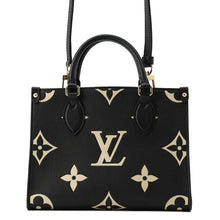 Load image into Gallery viewer, LOUIS VUITTON Onthego Noir/Beige M45659 Bicolor Monogram Empreinte Leather Size PM
