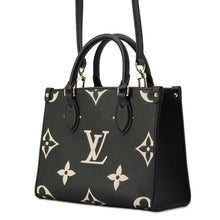 Load image into Gallery viewer, LOUIS VUITTON Onthego Noir/Beige M45659 Bicolor Monogram Empreinte Leather Size PM
