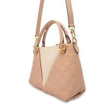 Load image into Gallery viewer, LOUIS VUITTON V Tote BeigeRose/CreamM44455 Monogram Empreinte Leather Size BB
