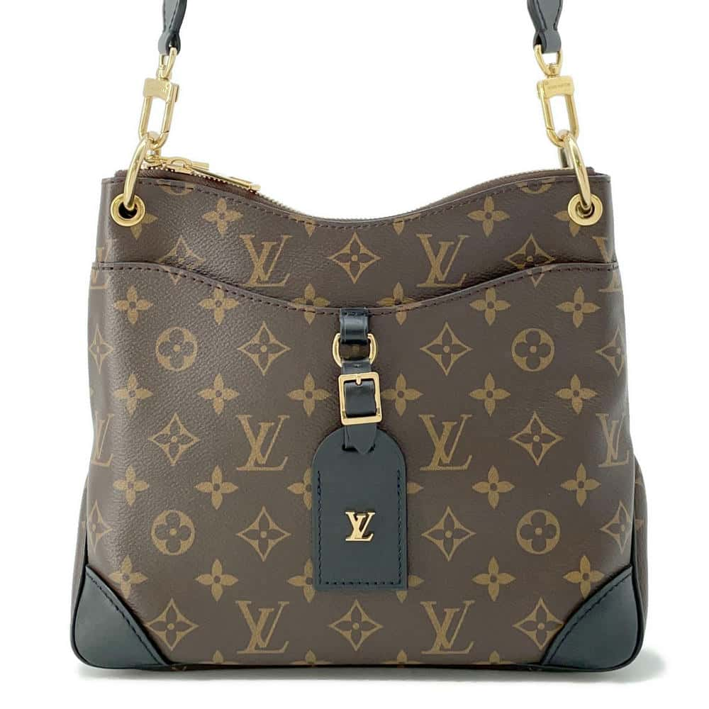 LOUIS VUITTON Odeon NM Noir M45353 Monogram Size PM