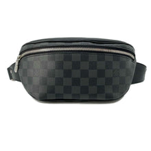 将图像加载到图库查看器中，LOUIS VUITTON Bumbag NoirN40362 Damier Graphite
