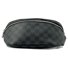 将图像加载到图库查看器中，LOUIS VUITTON Bumbag NoirN40362 Damier Graphite
