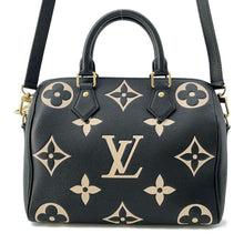 将图像加载到图库查看器中，LOUIS VUITTON Speedy Bandouliere RedM58947 Bicolor Monogram Empreinte Leather Size 25
