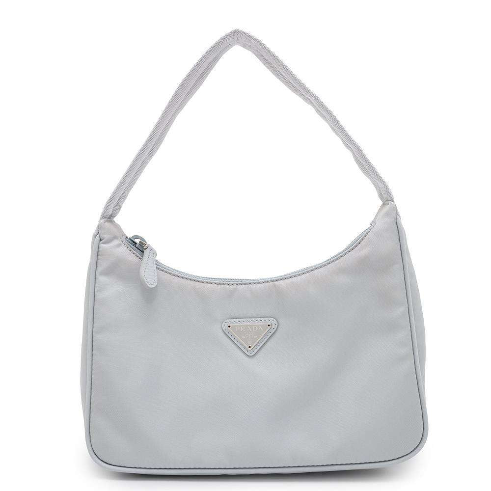 PRADA Re-Edition Handbag Gray1NE515 Nylon