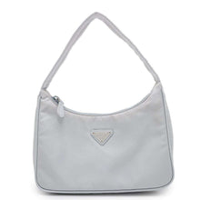 将图像加载到图库查看器中，PRADA Re-Edition Handbag Gray 1NE515 Nylon
