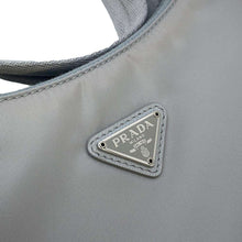 将图像加载到图库查看器中，PRADA Re-Edition Handbag Gray 1NE515 Nylon
