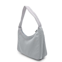 将图像加载到图库查看器中，PRADA Re-Edition Handbag Gray 1NE515 Nylon
