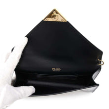 将图像加载到图库查看器中，PRADA Mini bag Black 1BP051 Patent Leather Leather
