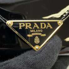 将图像加载到图库查看器中，PRADA Mini bag Black 1BP051 Patent Leather Leather
