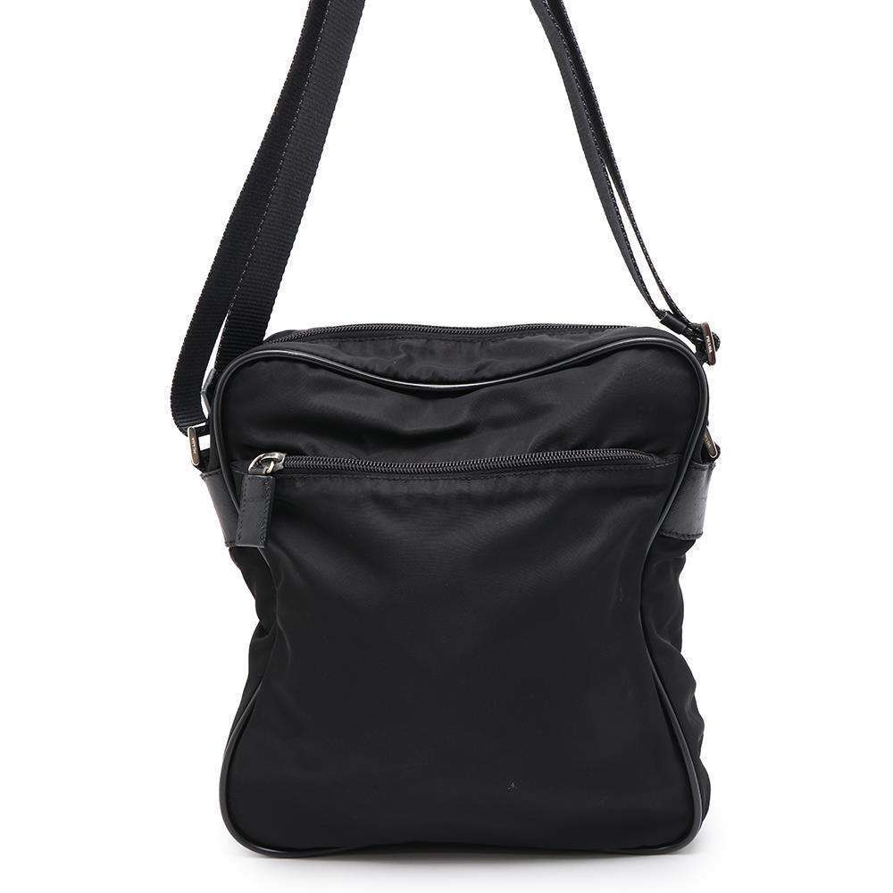 PRADA Shoulder Bag Black Nylon